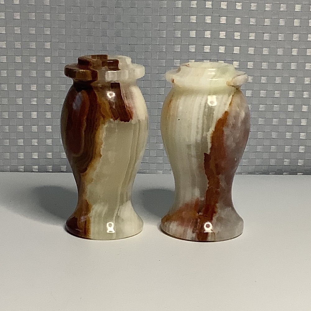Onyx Marble Decorative Bud Vase 4" Multicolor from Pakistan